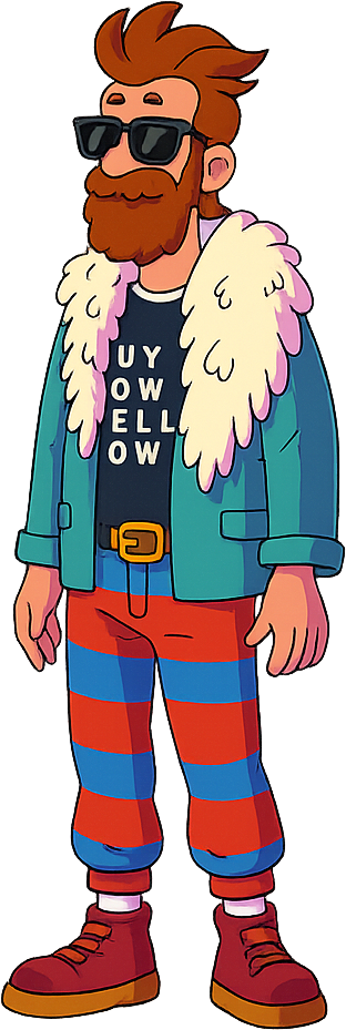 Mascotte Cripto Buddy