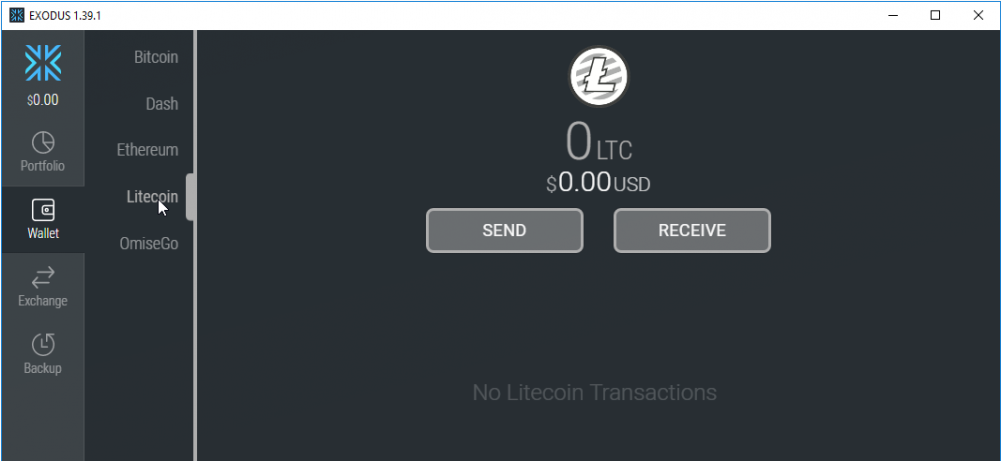 exodus wallet ethereum