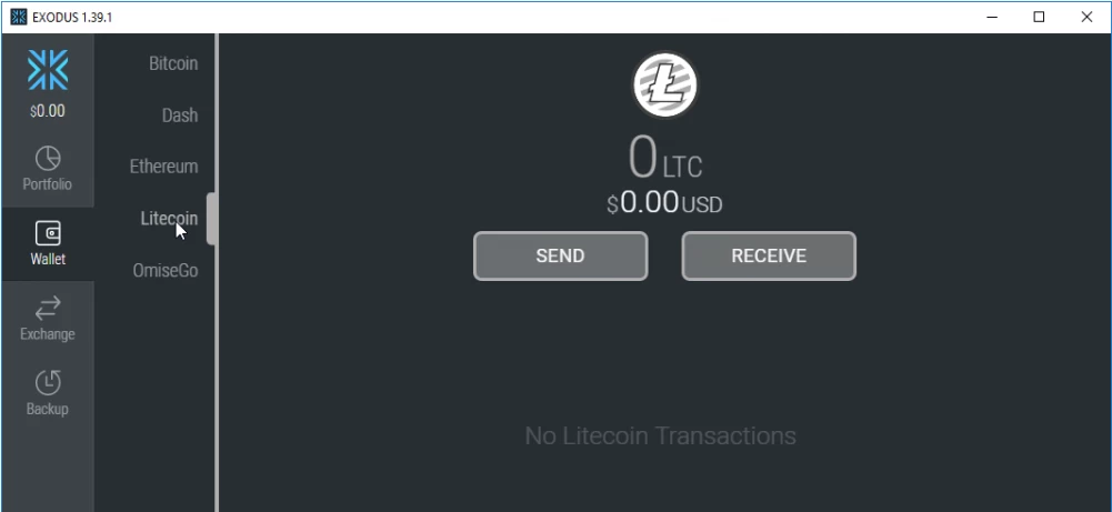 exodus wallet ethereum