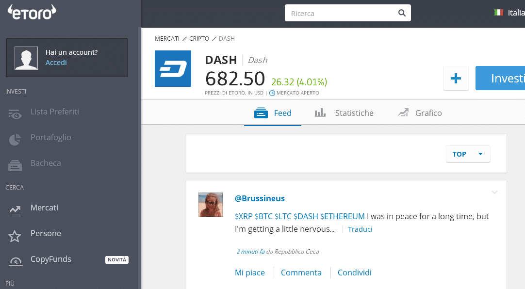 trading dash