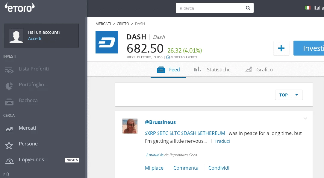 trading dash