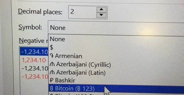 excel bitcoin