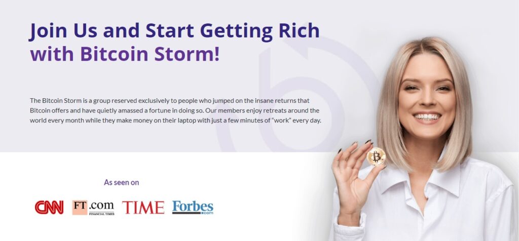 bitcoin storm è una truffa