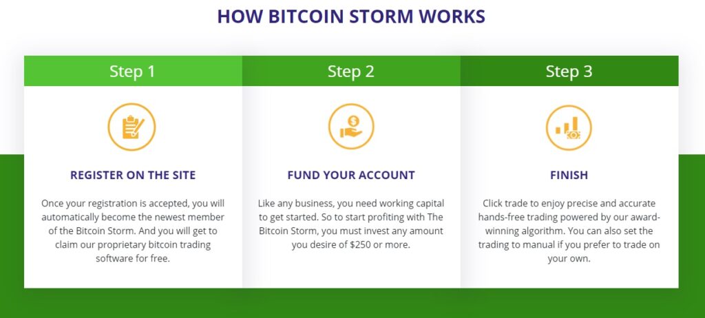 app bitcoin storm - come funziona.