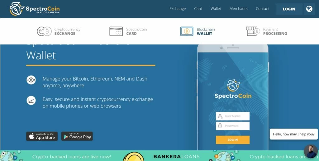 spectrocoin wallet disponibile