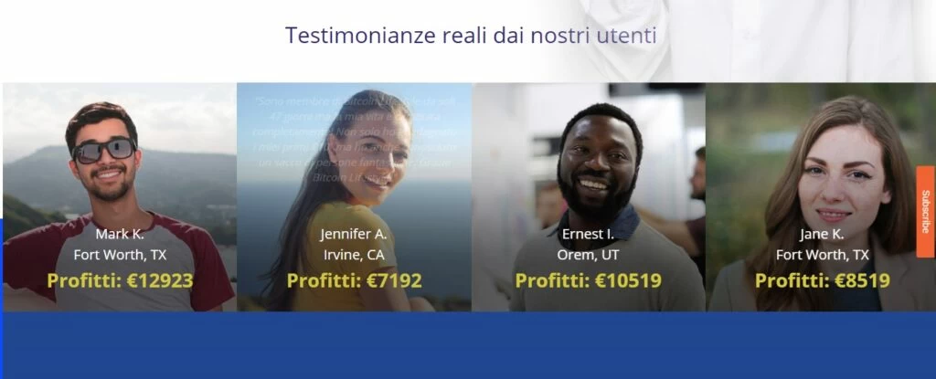 testimonianze su bitcoin lifestyle