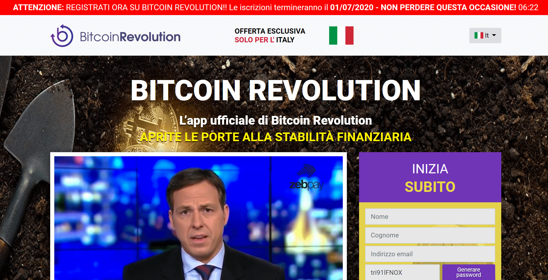 bitcoin revolution truffa