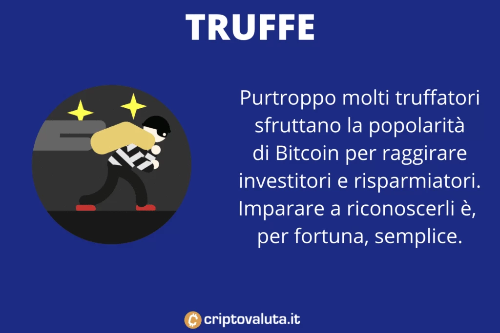Truffe Bitcoin Infografica