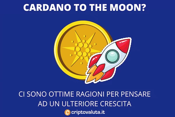 Cardano to the moon - +100% e nessuna intenzione di fermarsi