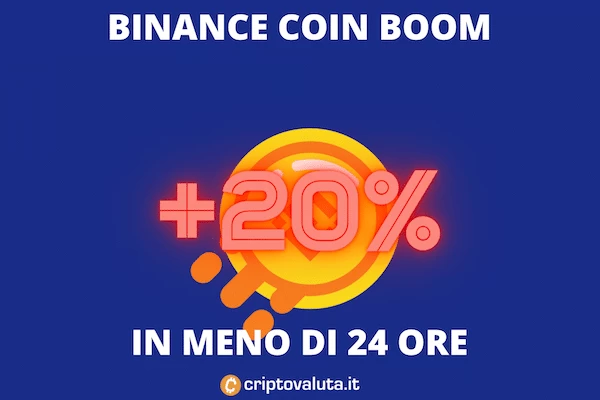 Binance Coin +20%