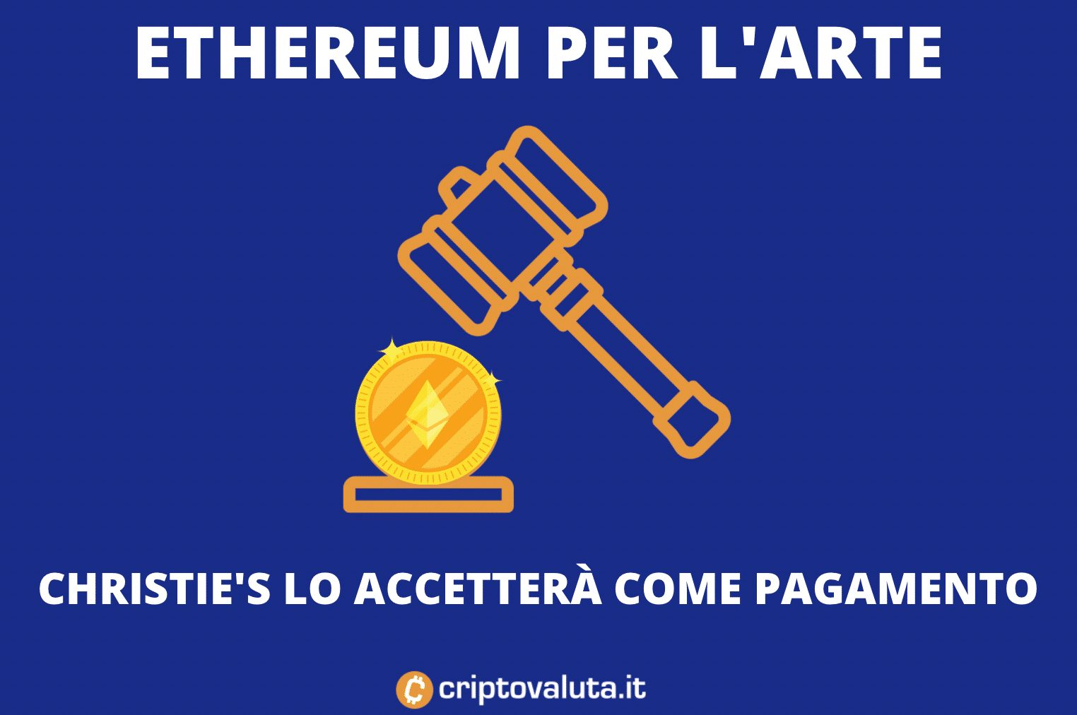 Da Christie's aste in Ethereum... per l'arte digitale su blockchain