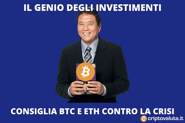 Kiyosaki per Bitcoin ed Ethereum