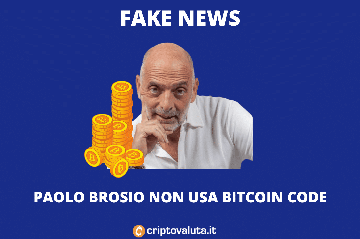 Paolo Brosio investe in Bitcoin Code? NO, È UNA BUFALA!