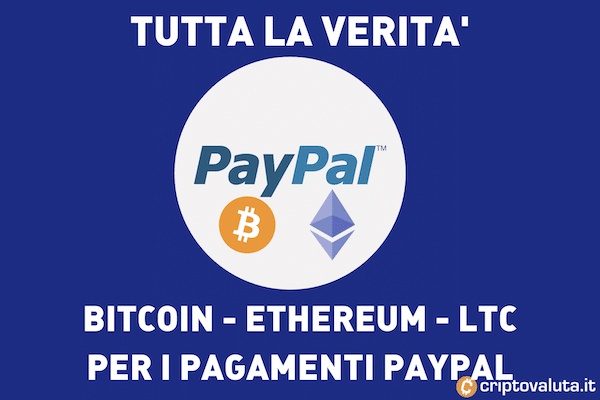 Paypal bitcoin ethereum litecoin
