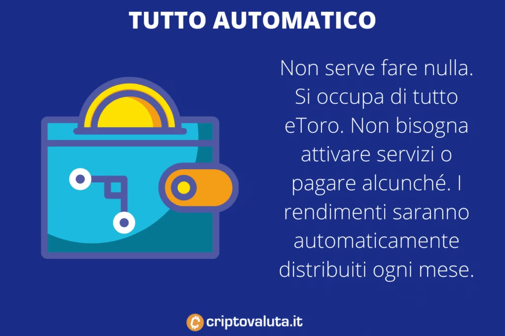 Staking automatico eToro - a cura di Criptovaluta.it