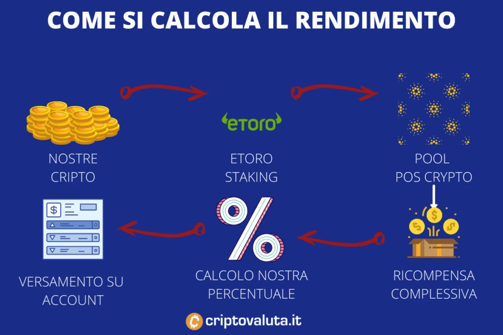 eToro calcolo staking - a cura di Criptovaluta.it