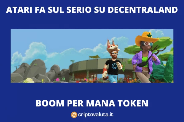 Decentraland vola sul mercato