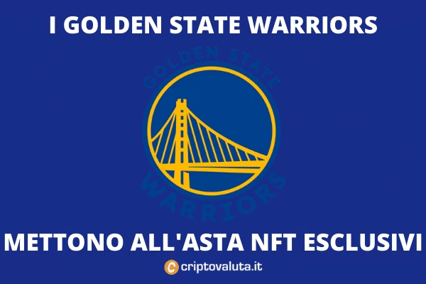 Golden State Warriors asta NFT