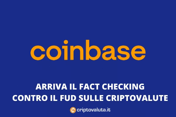 Coinbase combatte il FUD con Fact Check