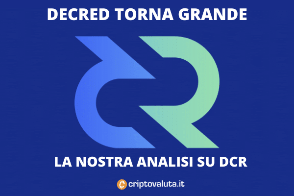Decred vola sul mercato: la nostra analisi sul momento di DCR