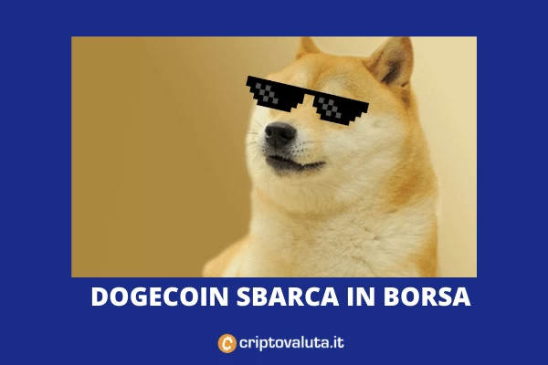 Dogecoin quotato in borsa