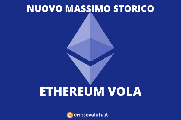 Ethereum massimo storico 4.300$