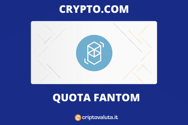 Crypto.com quota Fantom sui suoi listini