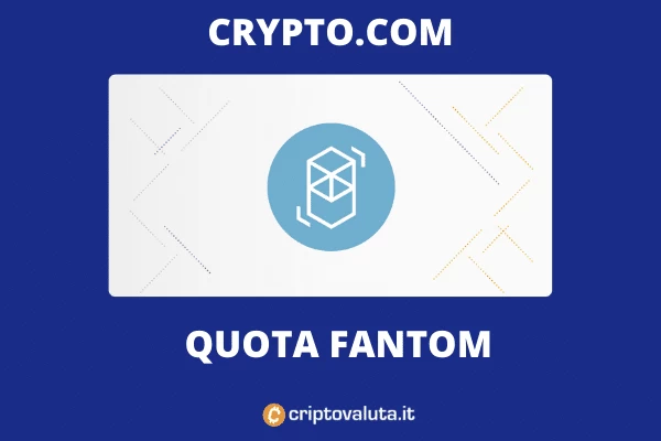 Crypto.com quota Fantom sui suoi listini
