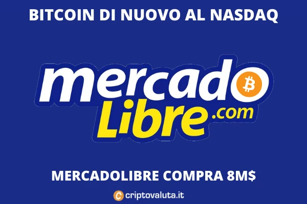 MercadoLIbre compra 8 milioni di bitcoin