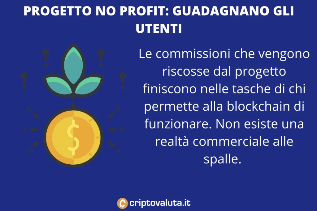 Thorchain RUNE - progetto no profit - infografica di Criptovaluta.it