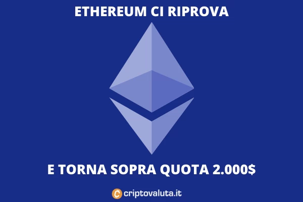 Ethereum torna a provarci - superata quota 2.000$