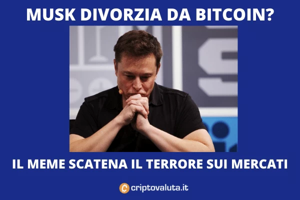 Musk divorzia da BTC: scherzo o chiusura delle posizioni di Tesla?