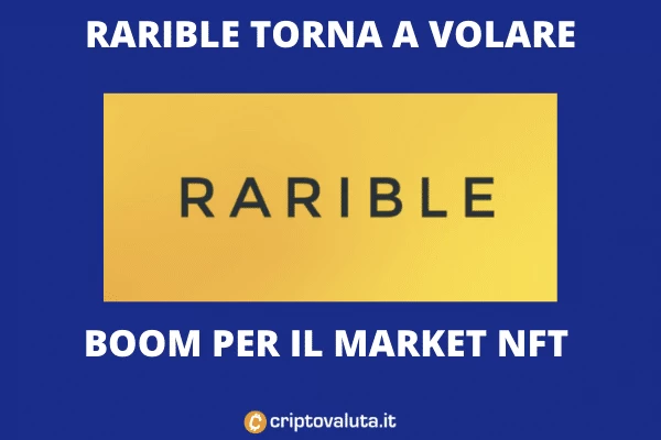 Rarible boom di mercato - analisi di Criptovaluta.it