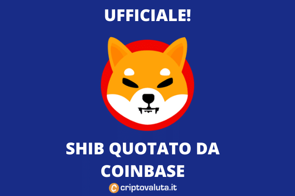 SHIB quotato su Coinbase - l'analisi di Criptovaluta.it