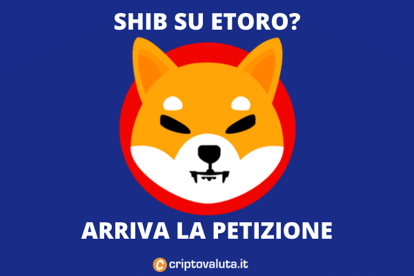 SHIB su eToro - c'è la petizione dei fan