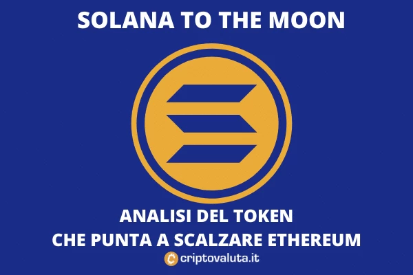 Solana vola e si dirige verso la luna 