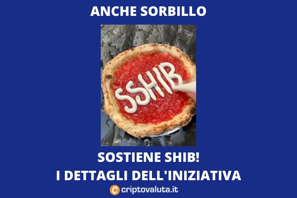 SHIB promozione di Gino Sorbillo - di Criptovaluta.it