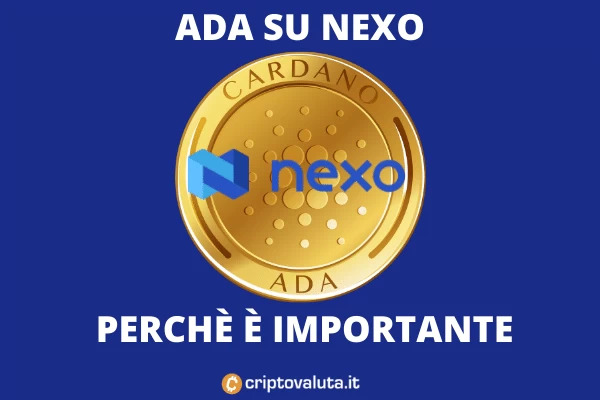 Nexo ADA Cardano accordo - l'analisi di criptovaluta.it