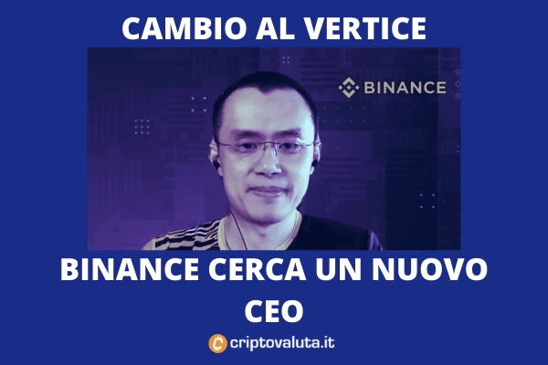Nuovo CEO per Binance - analisi di Criptovaluta.it