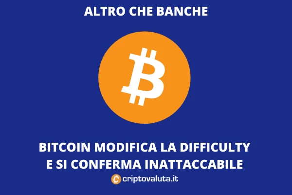 Bitcoin reagisce: giù la difficulty