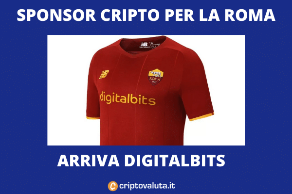 Digitalbits prossimo sponsor maglia roma - di Criptovaluta.it