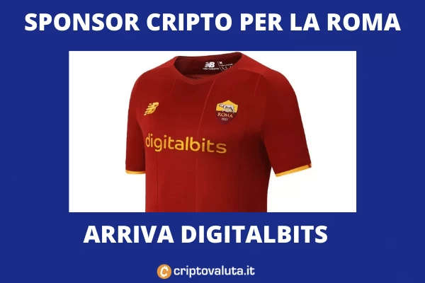 Digitalbits prossimo sponsor maglia roma - di Criptovaluta.it