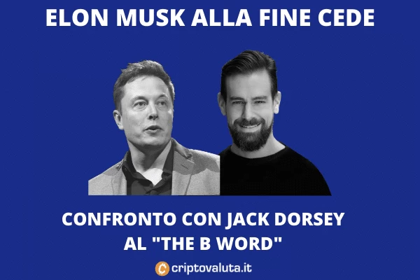 The B Word: confronto tra Elon Musk e Jack Dorsey