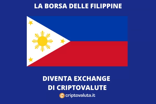 Exchange criptovalute - alle Filippine sarà in borsa