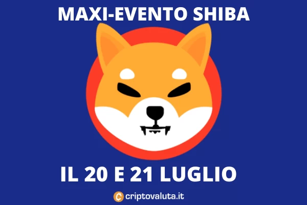 NFT SHIBA evento 20 e 21 luglio