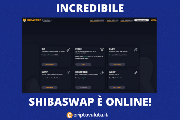 +UFFICIALE+ ShibaSwap è online! Adesso SHIB Inu Coin può volare...