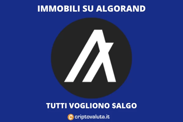 Algorand gruppi immobiliari - a cura di Criptovaluta.it