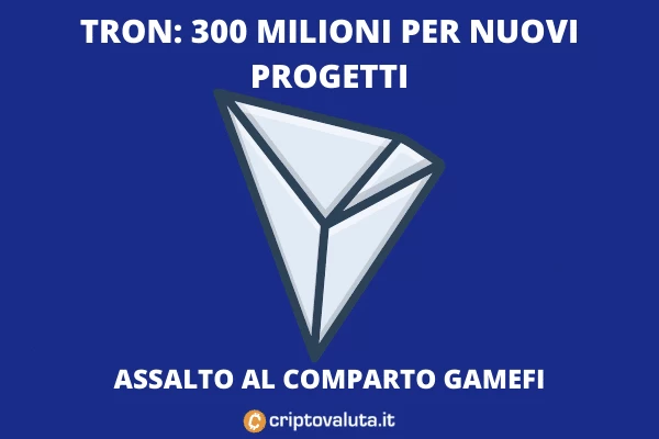 Tron progetti gamefi - l'analisi di Criptovaluta.it