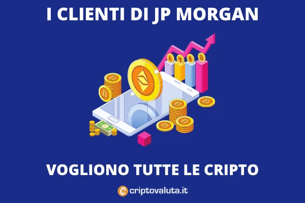 JP Morgan allarga la sua offerta di cripto