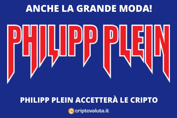 Philipp Plein criptovalute - partnership con Coinify